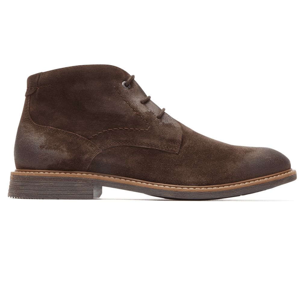 Cizme Chukka Barbati Rockport Classic Break Maro - Romania 7398-YOFGS